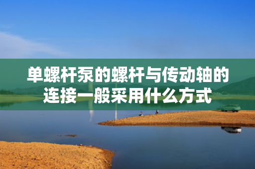 单螺杆泵的螺杆与传动轴的连接一般采用什么方式