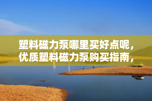 塑料磁力泵哪里买好点呢，优质塑料磁力泵购买指南，推荐信赖的购买渠道
