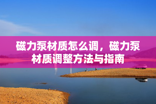 磁力泵材质怎么调，磁力泵材质调整方法与指南