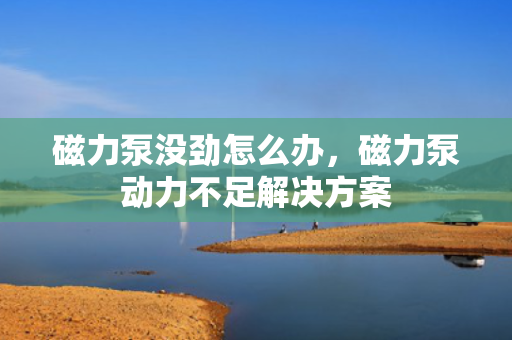 磁力泵没劲怎么办，磁力泵动力不足解决方案