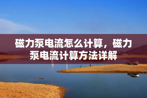磁力泵电流怎么计算，磁力泵电流计算方法详解
