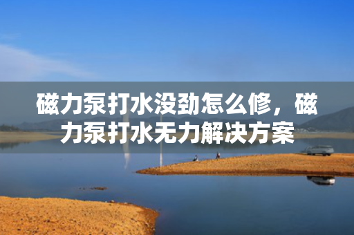 磁力泵打水没劲怎么修，磁力泵打水无力解决方案