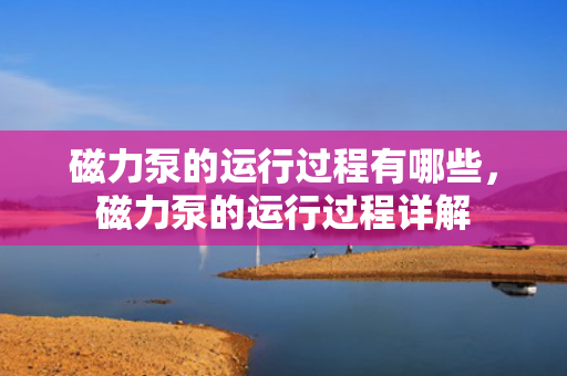 磁力泵的运行过程有哪些，磁力泵的运行过程详解