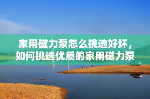 家用磁力泵怎么挑选好坏，如何挑选优质的家用磁力泵，一份实用指南