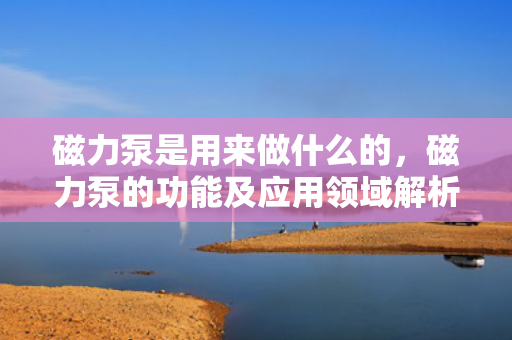 磁力泵是用来做什么的，磁力泵的功能及应用领域解析