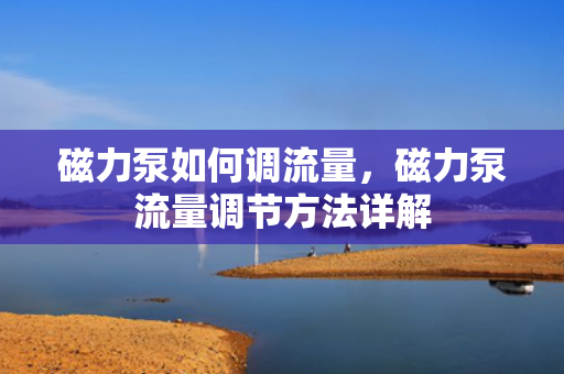 磁力泵如何调流量，磁力泵流量调节方法详解