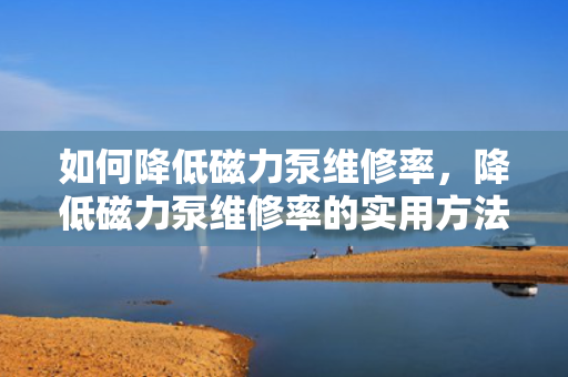 如何降低磁力泵维修率，降低磁力泵维修率的实用方法