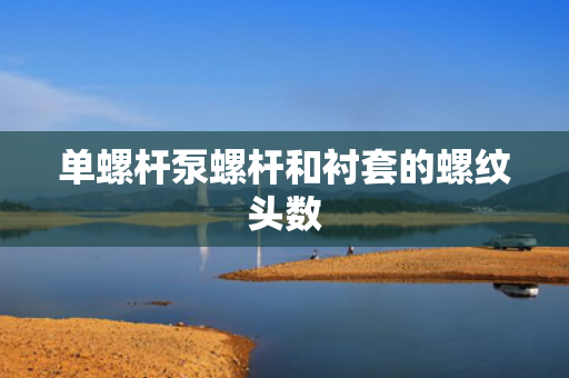 单螺杆泵螺杆和衬套的螺纹头数