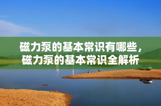 磁力泵的基本常识有哪些，磁力泵的基本常识全解析