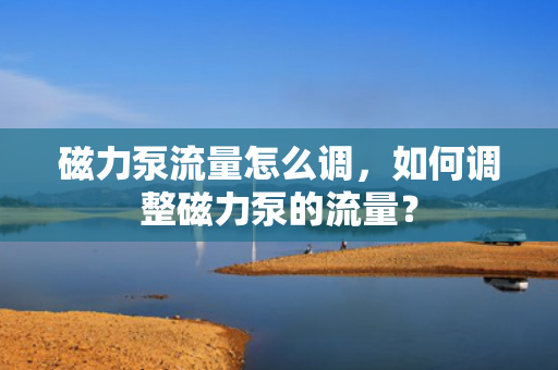 磁力泵流量怎么调，如何调整磁力泵的流量？