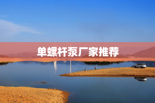 单螺杆泵厂家推荐