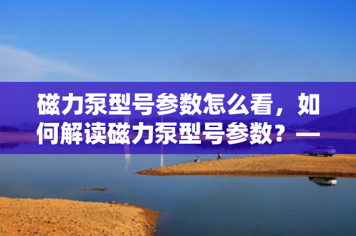 磁力泵型号参数怎么看，如何解读磁力泵型号参数？——一份简明指南