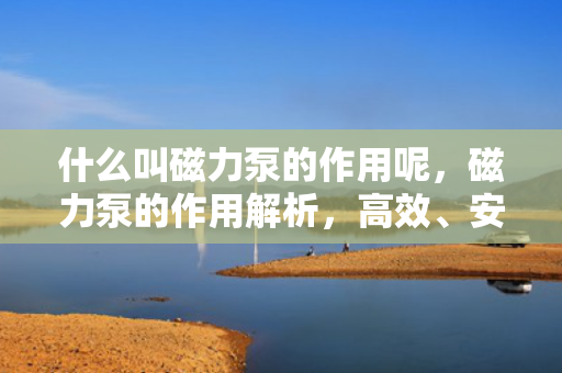 什么叫磁力泵的作用呢，磁力泵的作用解析，高效、安全、无泄漏的流体输送方案
