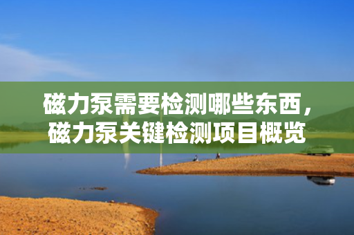 磁力泵需要检测哪些东西，磁力泵关键检测项目概览