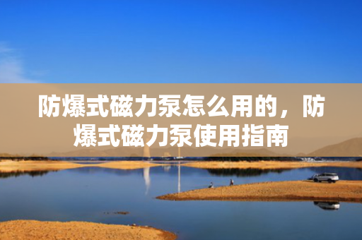 防爆式磁力泵怎么用的，防爆式磁力泵使用指南