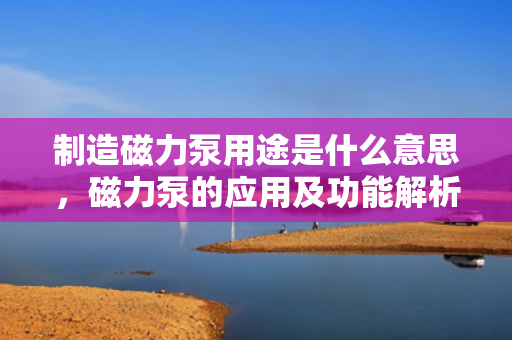 制造磁力泵用途是什么意思，磁力泵的应用及功能解析