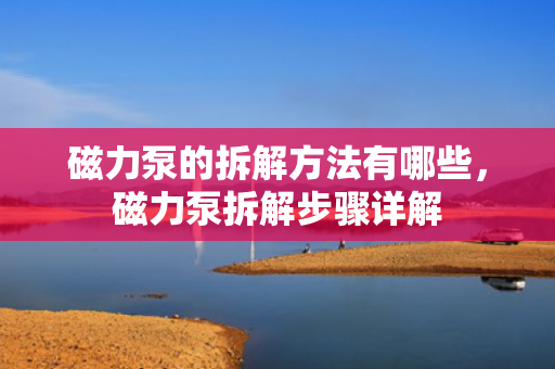 磁力泵的拆解方法有哪些，磁力泵拆解步骤详解