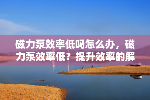 磁力泵效率低吗怎么办，磁力泵效率低？提升效率的解决方案在这里！
