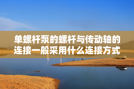单螺杆泵的螺杆与传动轴的连接一般采用什么连接方式