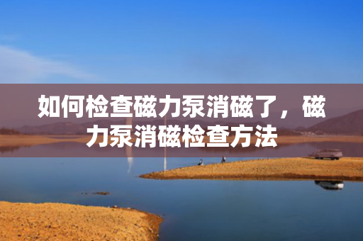 如何检查磁力泵消磁了，磁力泵消磁检查方法