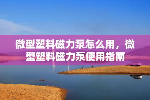 微型塑料磁力泵怎么用，微型塑料磁力泵使用指南