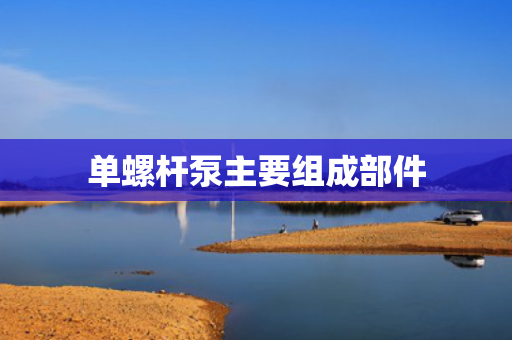 单螺杆泵主要组成部件