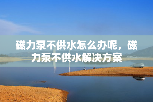 磁力泵不供水怎么办呢，磁力泵不供水解决方案