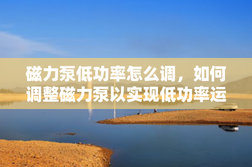 磁力泵低功率怎么调，如何调整磁力泵以实现低功率运行