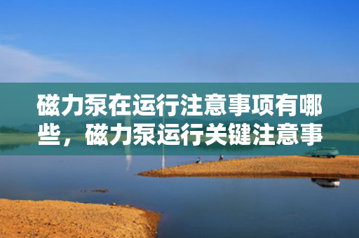 磁力泵在运行注意事项有哪些，磁力泵运行关键注意事项解析