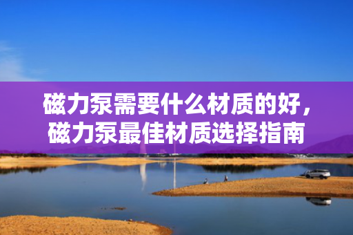 磁力泵需要什么材质的好，磁力泵最佳材质选择指南