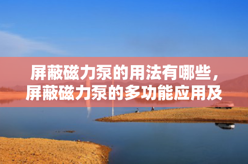 屏蔽磁力泵的用法有哪些，屏蔽磁力泵的多功能应用及使用方法