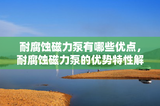 耐腐蚀磁力泵有哪些优点，耐腐蚀磁力泵的优势特性解析