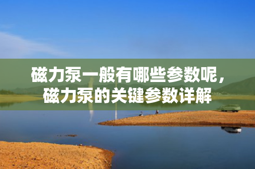 磁力泵一般有哪些参数呢，磁力泵的关键参数详解