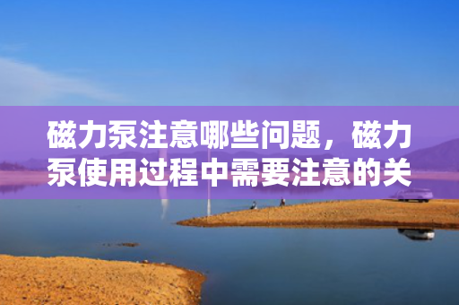 磁力泵注意哪些问题，磁力泵使用过程中需要注意的关键问题