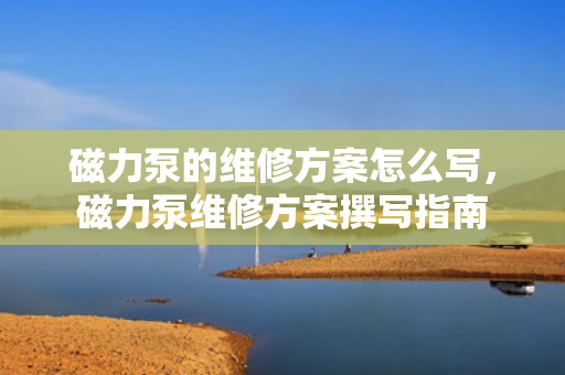 磁力泵的维修方案怎么写，磁力泵维修方案撰写指南