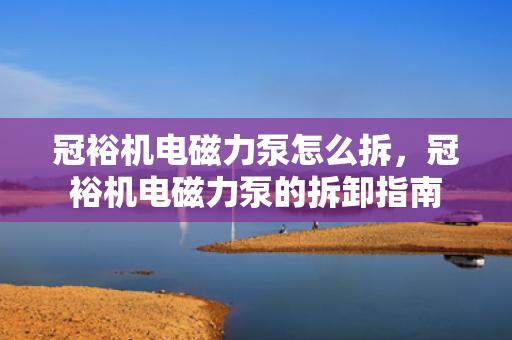 冠裕机电磁力泵怎么拆，冠裕机电磁力泵的拆卸指南