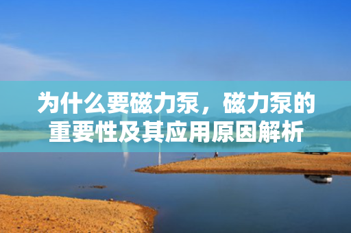 为什么要磁力泵，磁力泵的重要性及其应用原因解析