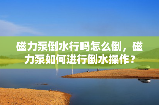 磁力泵倒水行吗怎么倒，磁力泵如何进行倒水操作？