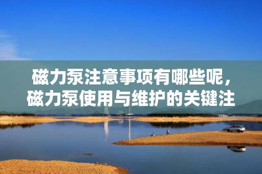 磁力泵注意事项有哪些呢，磁力泵使用与维护的关键注意事项