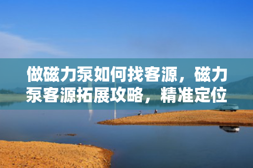 做磁力泵如何找客源，磁力泵客源拓展攻略，精准定位与有效推广