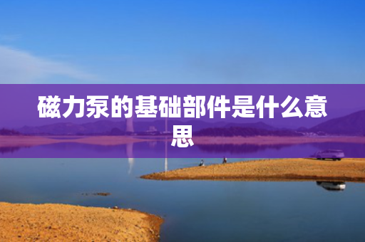 磁力泵的基础部件是什么意思