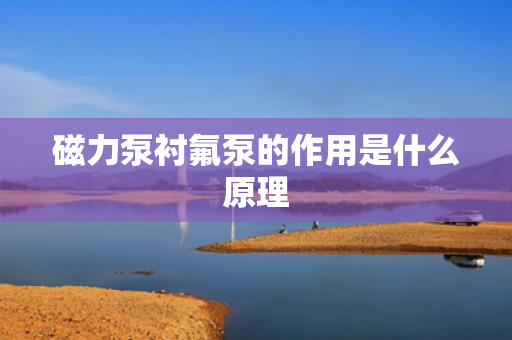 磁力泵衬氟泵的作用是什么原理