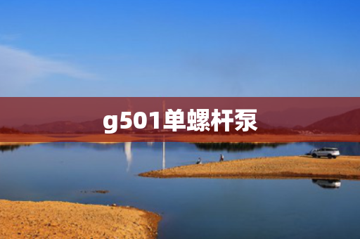 g501单螺杆泵