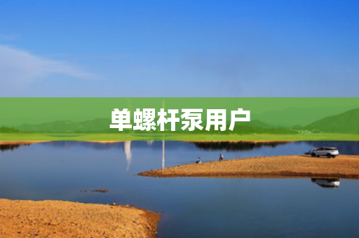 单螺杆泵用户