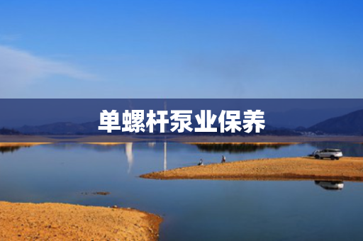 单螺杆泵业保养