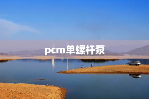 pcm单螺杆泵