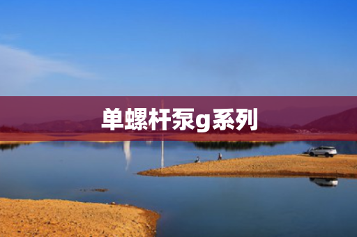 单螺杆泵g系列