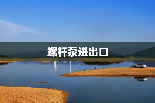 螺杆泵进出口
