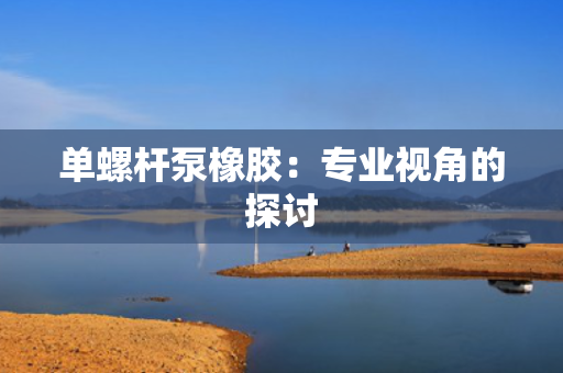单螺杆泵橡胶：专业视角的探讨