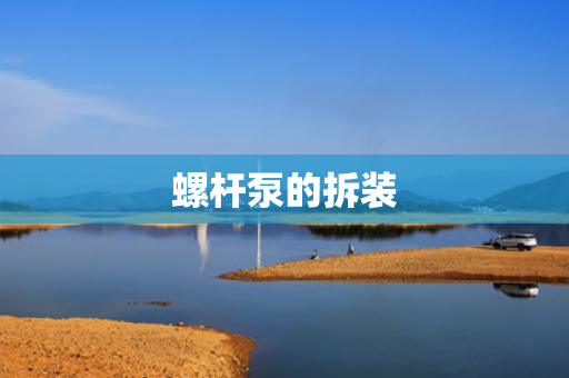 螺杆泵的拆装